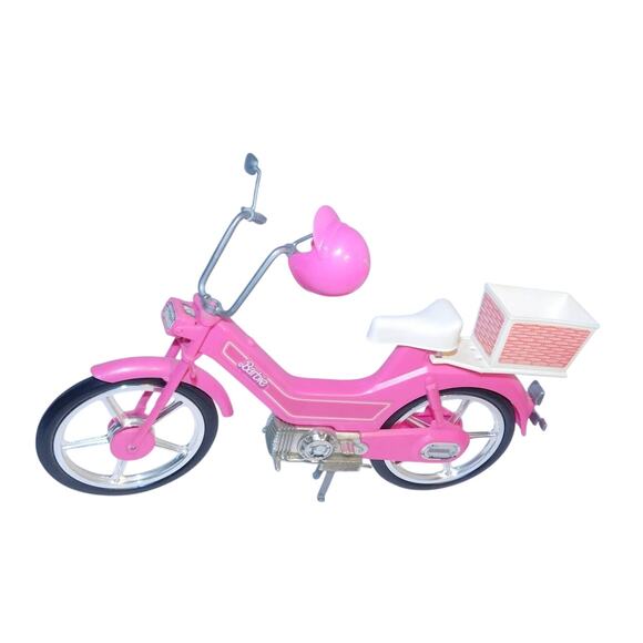 1983 Mattel's Barbie Motor Bike W/Basket, Helmet & Instructions - Picture 6 of 13